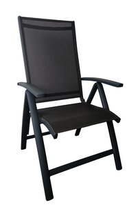 Vita Primero Inklapbare Tuinstoel Graphite