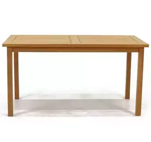 Vita Tuintafel Rechthoek Neva Teak 144cm voorkant