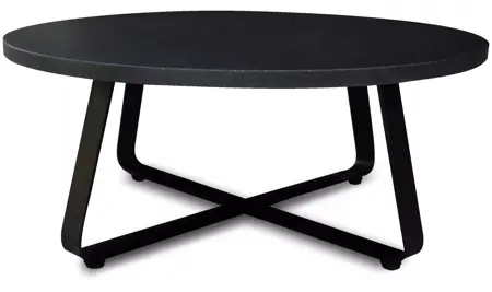 Vita Tuintafel Rond Braga Antraciet 140cm