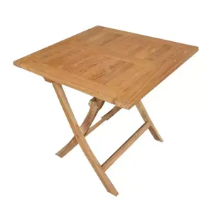 Vita Tuintafel Vierkant Milton Teak 90cm