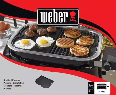 Weber Barbecue Bakplaat Lumin Small