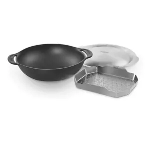 Weber Barbecue Wok met Deksel en Stoomrek