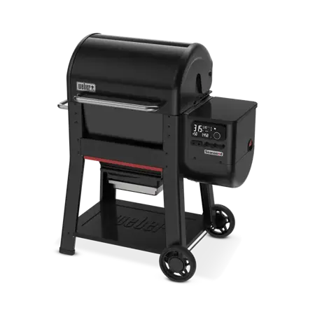 Weber Houtskool bbq searwood pallet smoker zwart - afbeelding 1