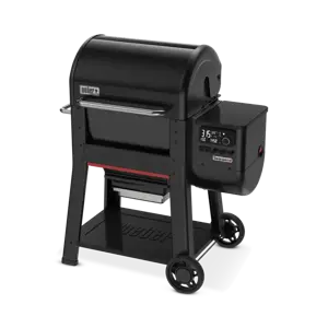 Weber Houtskool bbq searwood pallet smoker zwart - afbeelding 1