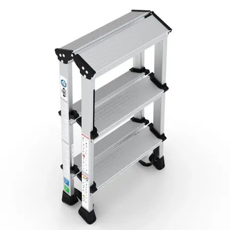 Wixor Handyman | 3 treden | Dubbel Oploopbaar - afbeelding 2