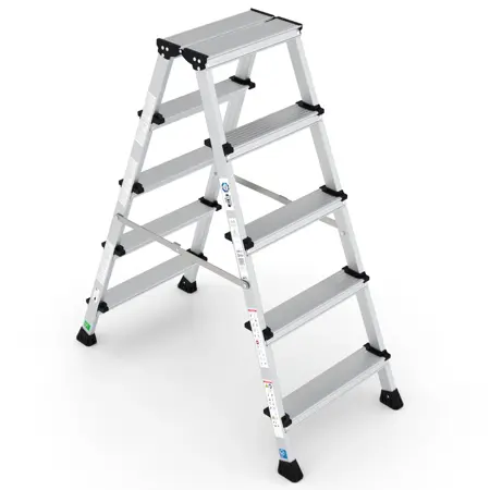 Wixor Handyman | 5 treden | Dubbel Oploopbaar - afbeelding 1