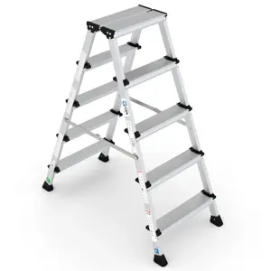 Wixor Handyman | 5 treden | Dubbel Oploopbaar - afbeelding 1