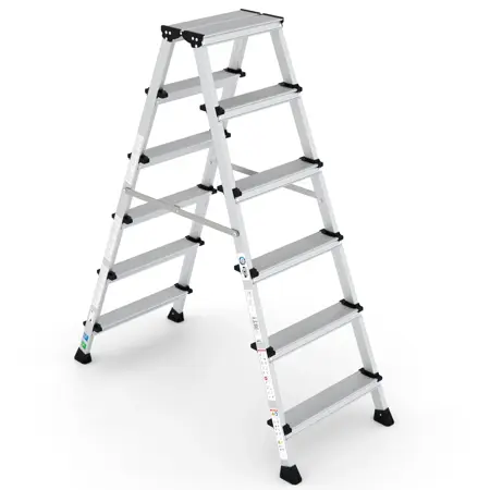 Wixor Handyman | 6 treden | Dubbel Oploopbaar - afbeelding 1