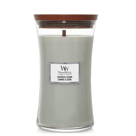 WoodWick Lavender & Cedar Large Candle