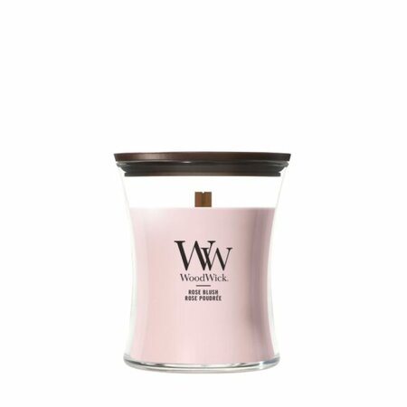WoodWick Rose Blush Medium Candle