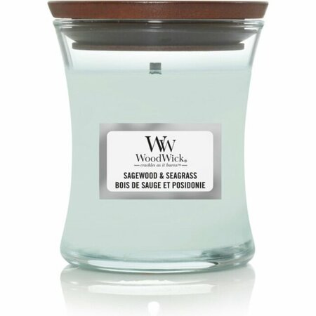 WoodWick Sagewood & Seagrass Mini Candle