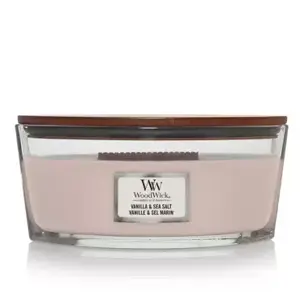 WoodWick Vanilla & Sea Salt Ellipse Candle