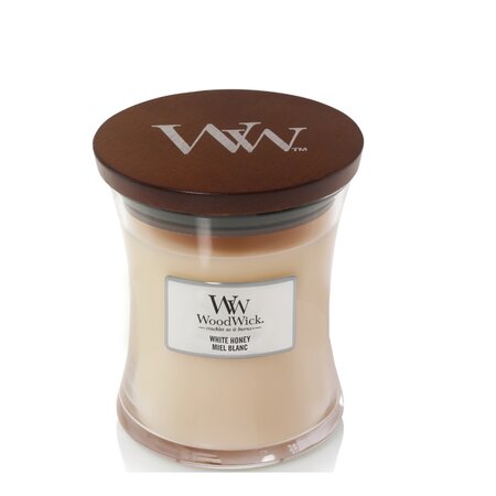 WoodWick White Honey Medium Candle