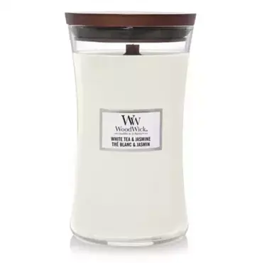 WoodWick White Tea & Jasmine Large Candle