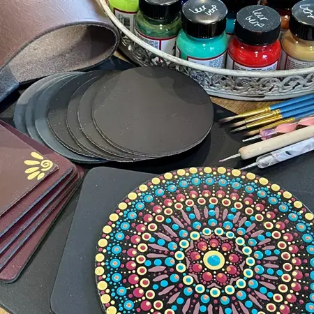 Workshop Atelier ByPetie - Dot Art - 22 april - afbeelding 5