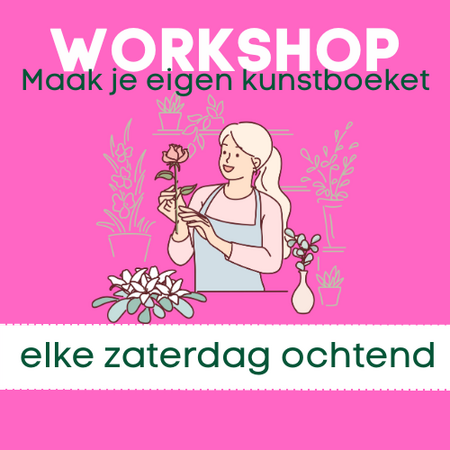 Workshop maak je eigen zijden boeket