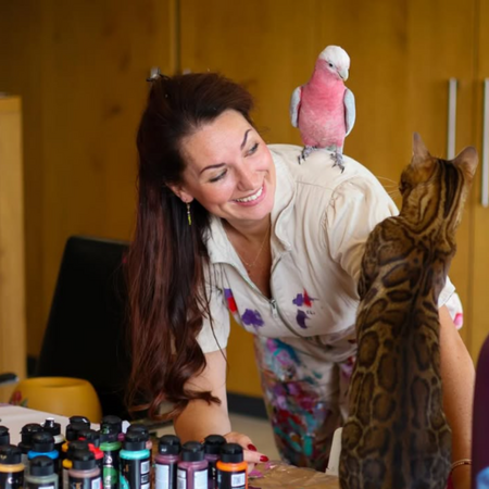 Workshop tegeltje - kunst van Marianne - 8 april - afbeelding 3