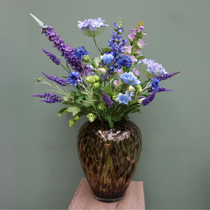 Zijden Boeket Blauw Paars