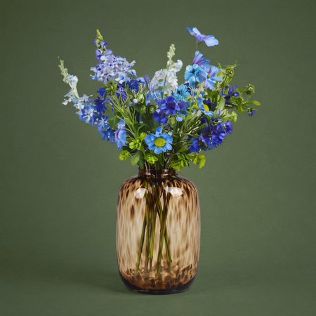 Zijden boeket - Blue Whisper