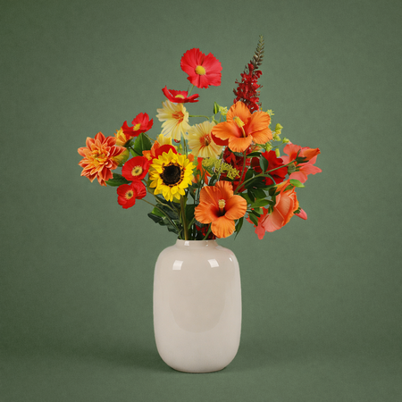 Zijden boeket - Sunny Delight