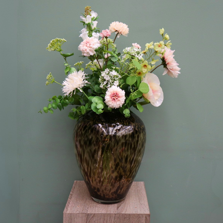 Zijden Boeket Wit Lichtroze