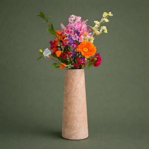 Zijden Kunstboeket - Vibrant Coral