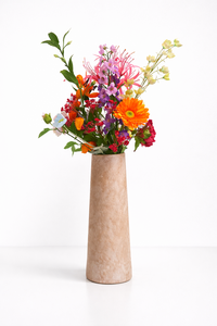 Zijden Kunstboeket - Vibrant Coral - afbeelding 1