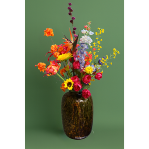Kunstbloemen tropical bont