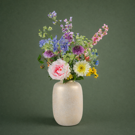 Zijden Veldboeket Pastel Spring - afbeelding 1