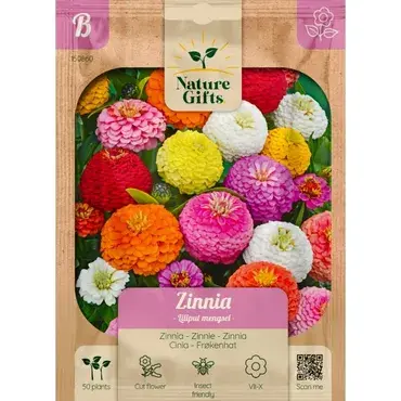 Zinnia liliput mengsel 50st - afbeelding 1