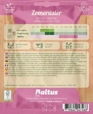Zomeraster prinses mengsel 70st - afbeelding 2